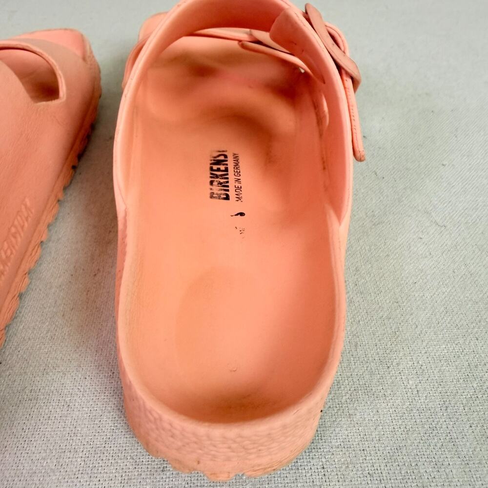 Birkenstock Arizona Essentials EVA Pink Clay Sandals Women's 37 Two Strap Narrow - Picture 13 of 16
